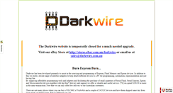 Desktop Screenshot of darkwire.com.au